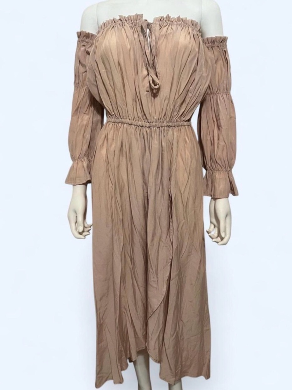Anna-Kaci off the shoulder maxi dress